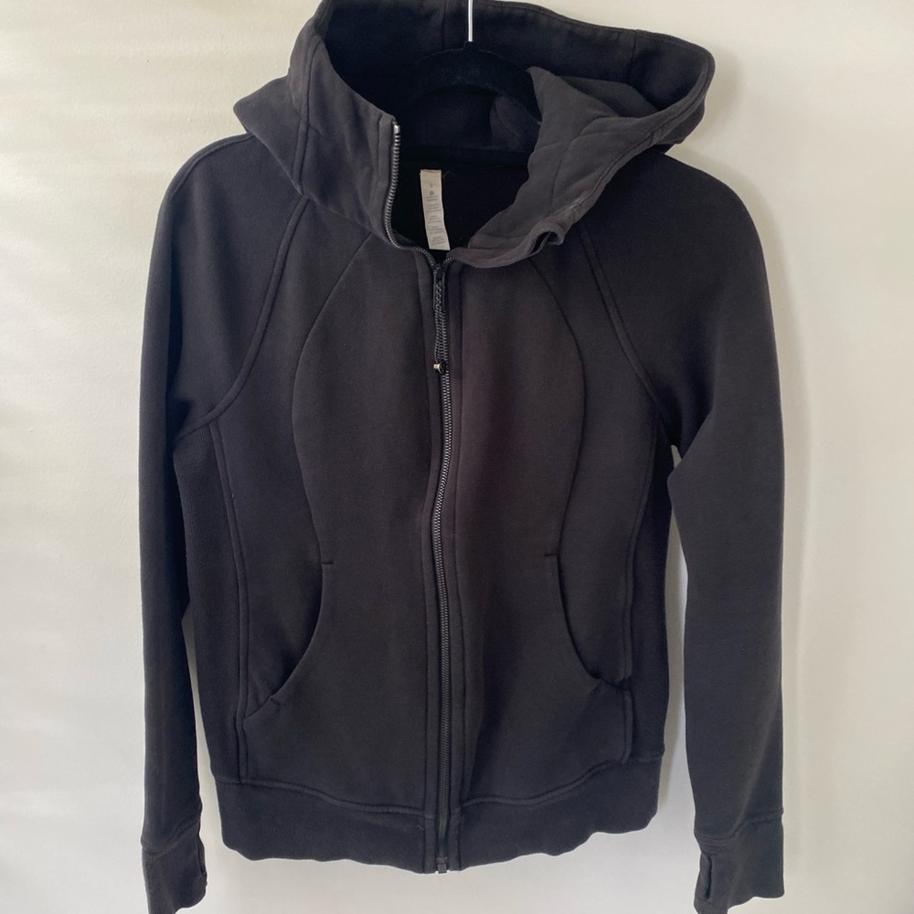 Lululemon Athletics Scuba Black Hoodie Jacket